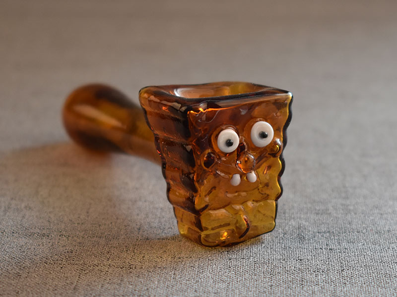 Cartoon Glass Smoking Pipe Portable Pipe