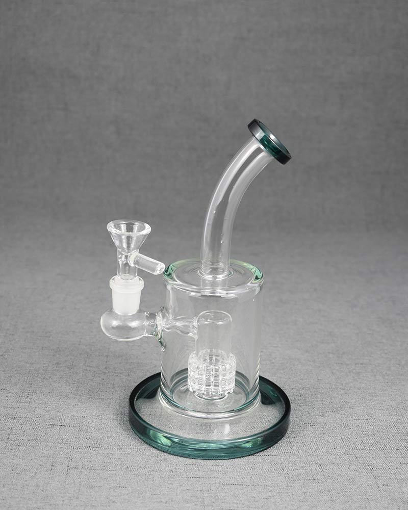 Dark Green Base And Nozzle Smoking Rig