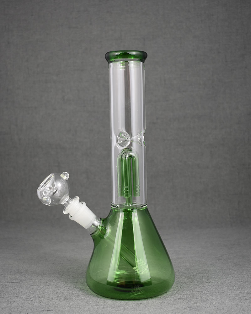 Green Beaker Water Bong