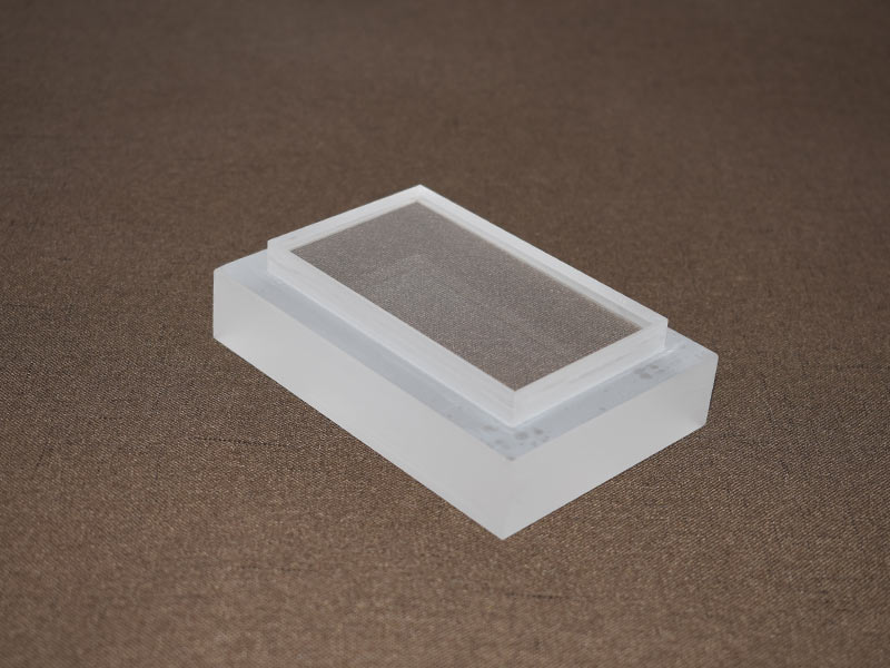 Square Quartz Plate Step Glass Plate