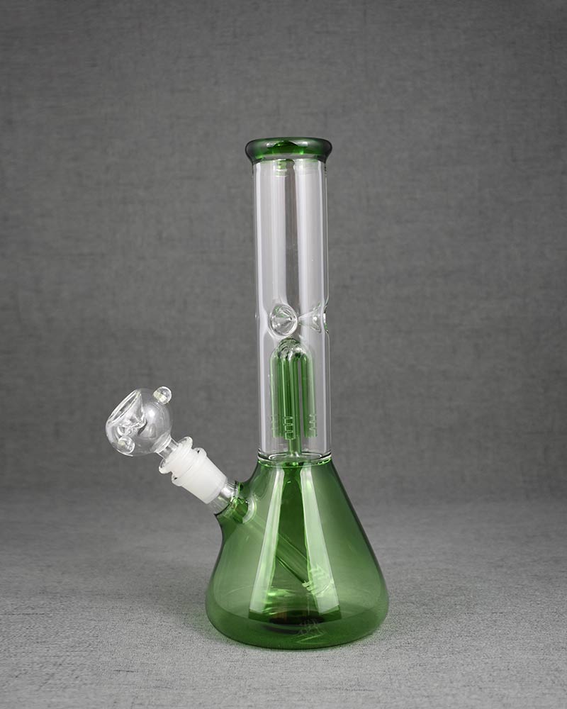 Green Glass Water Bong