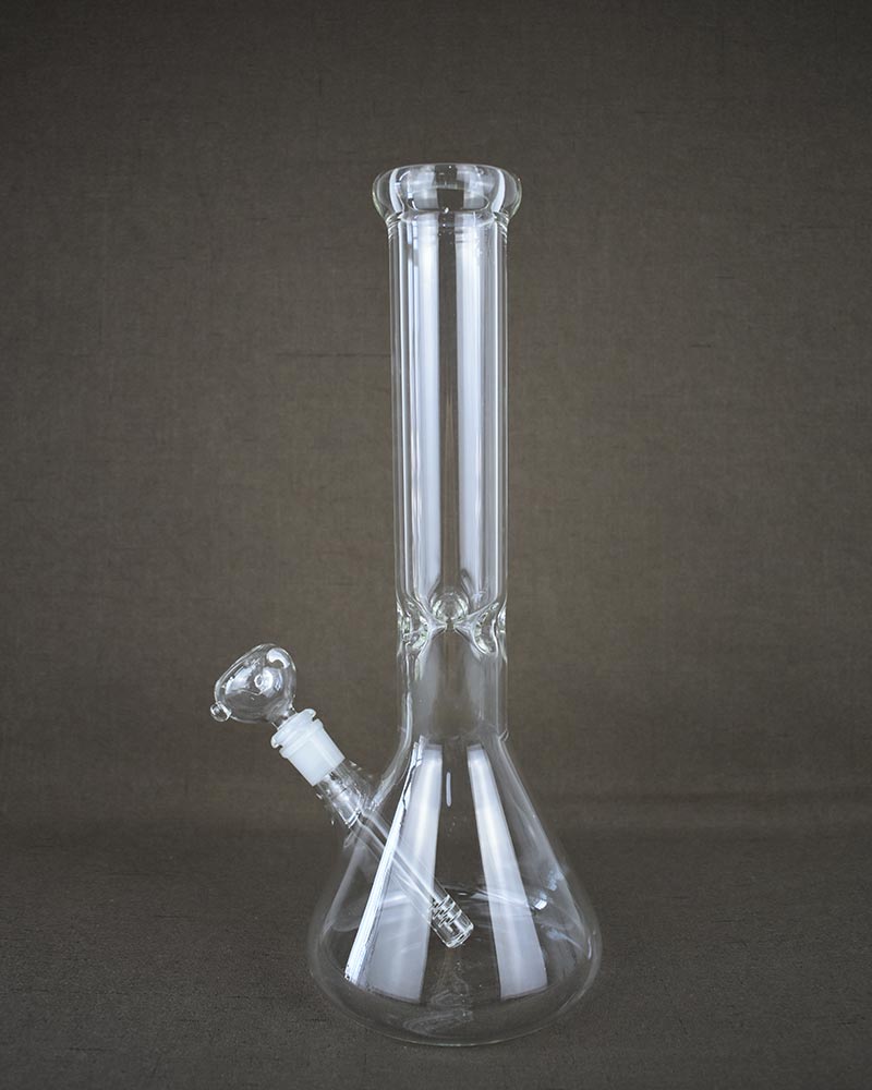 Glass Beaker Base Ice Bong 7mm 15 inches