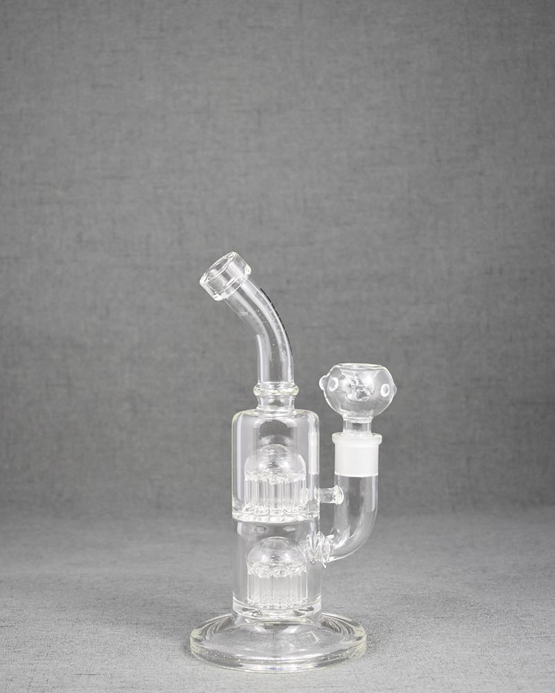 8 Inch Clear Straight Bong Water Pipe