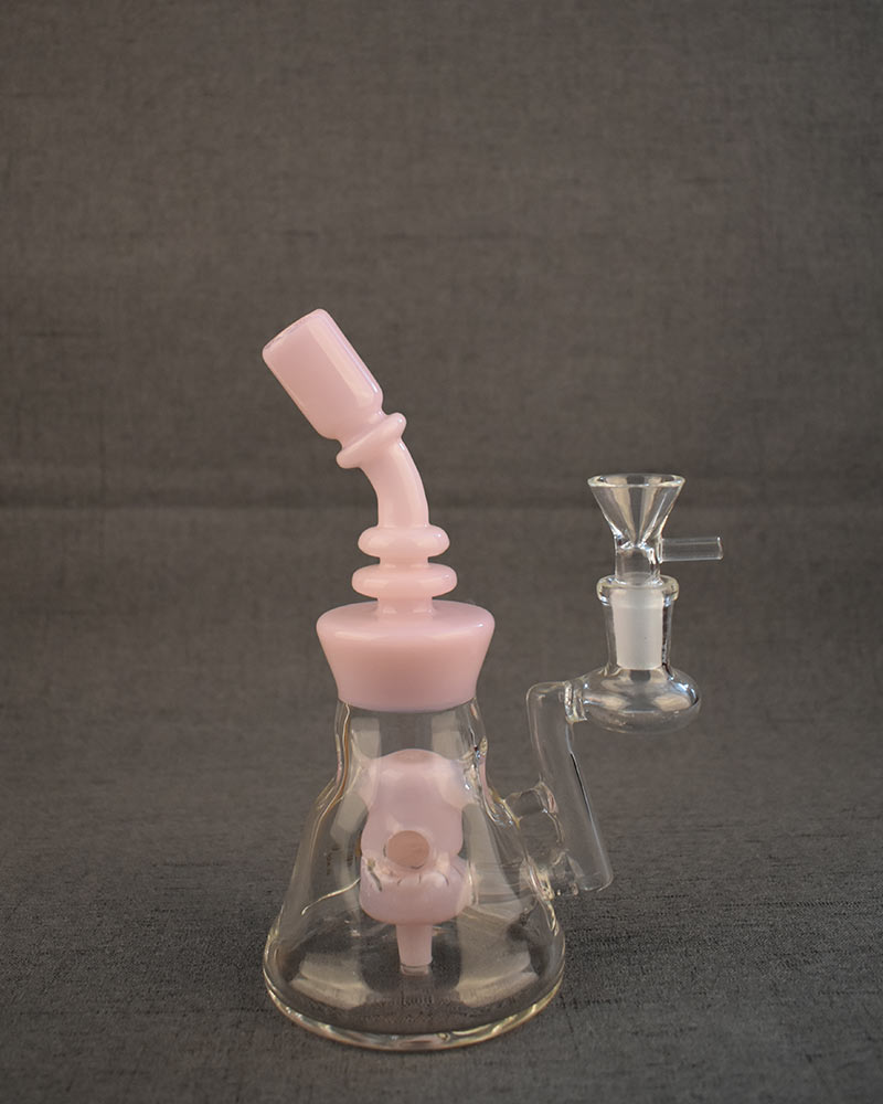 Pink Opaque Bong For Women Use