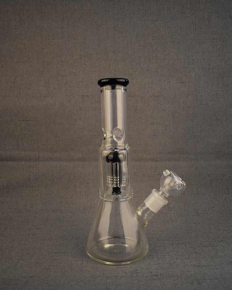 7mm Extra Thick Beaker Glass Bong With Ice Catcher beaker base bong