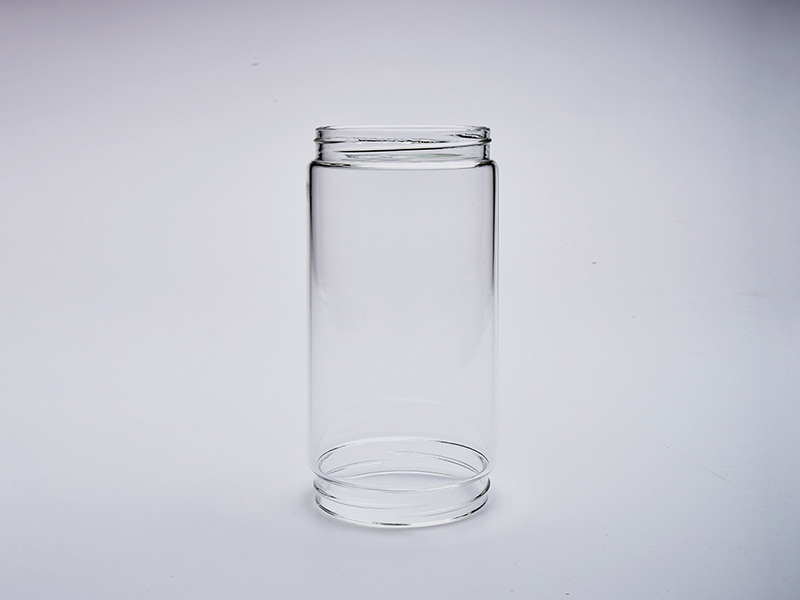 Customize Various Sizes Of Borosilicate Storage Jars Threaded Glass Tubes