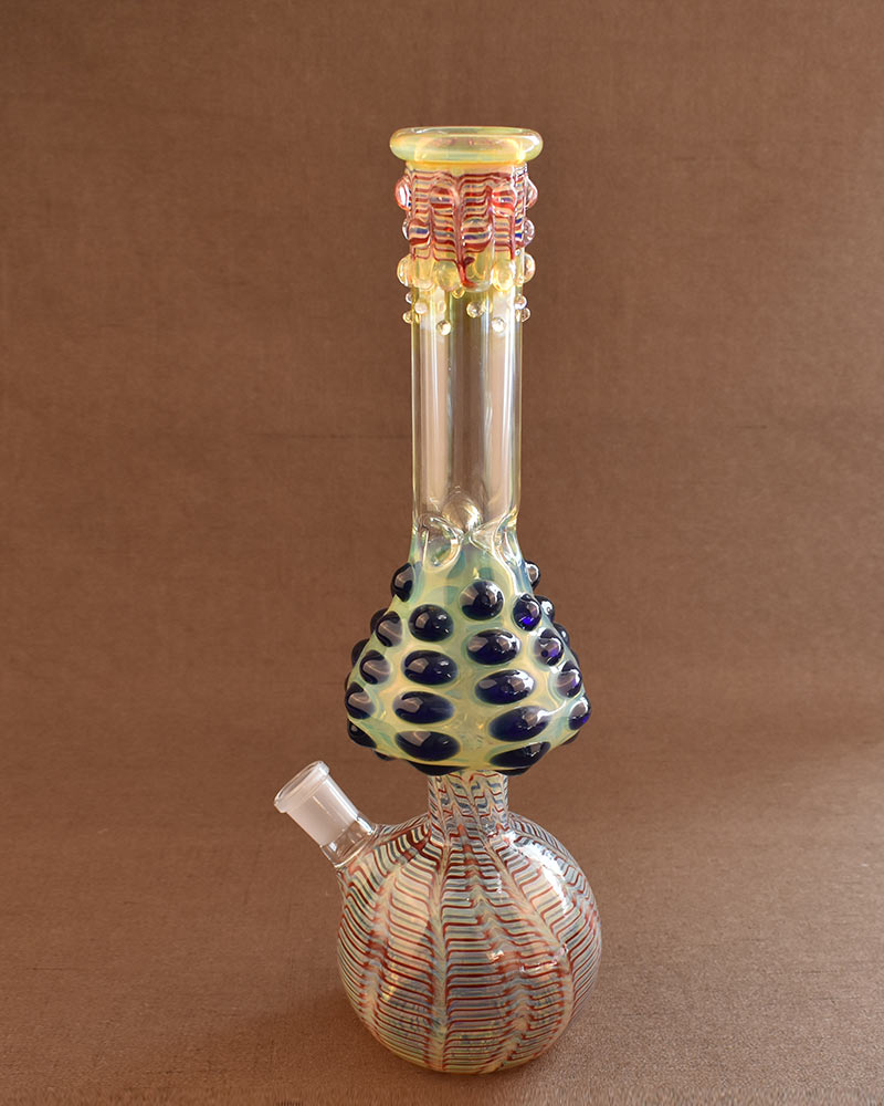 Art Glass Bong Ice Tube Water Smoking Glass Bong Pipe