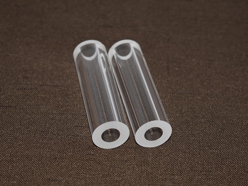 Customized Polished Clear Quartz Glass Tube Resistance Quartz