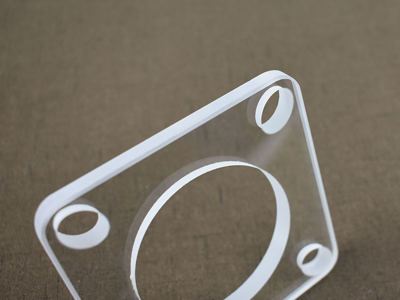 Customized Perforated Glass Sheet Glass Plate Tempered Borosilicate Sight Glass