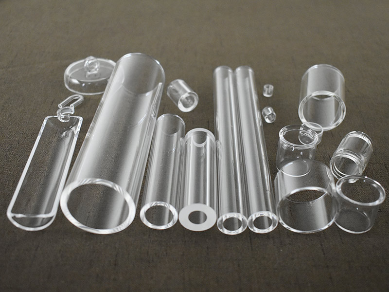 Customized Quartz Products Quartz Glass Tubes Different Shapes